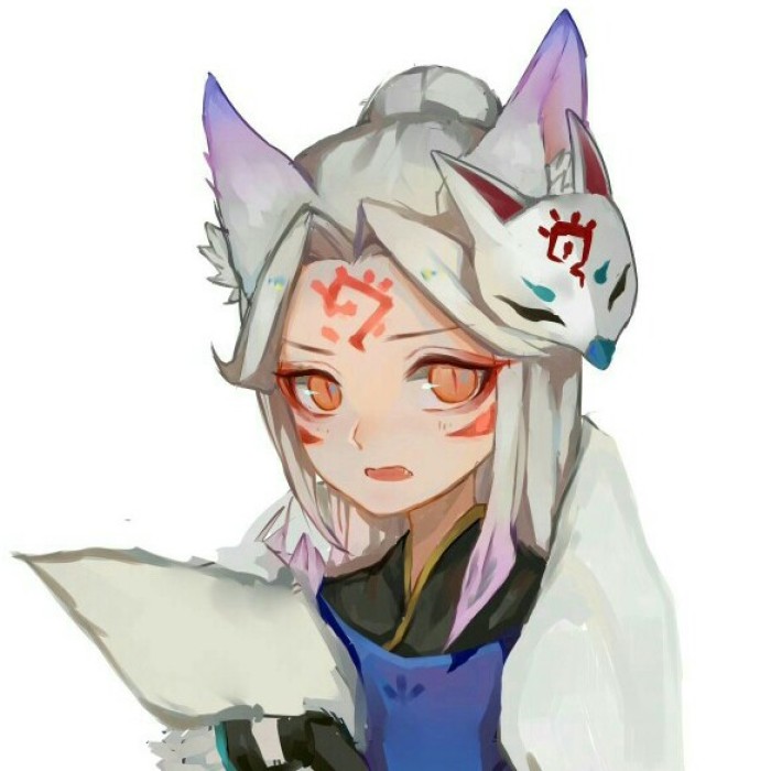 陰陽師大天狗和妖狐古風頭像，男生頭像帥氣