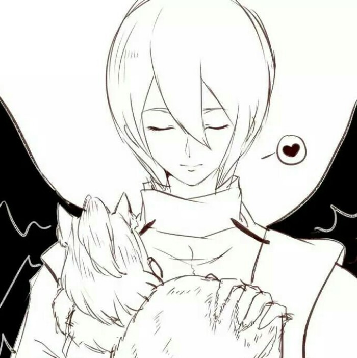 陰陽師大天狗和妖狐古風頭像，男生頭像帥氣