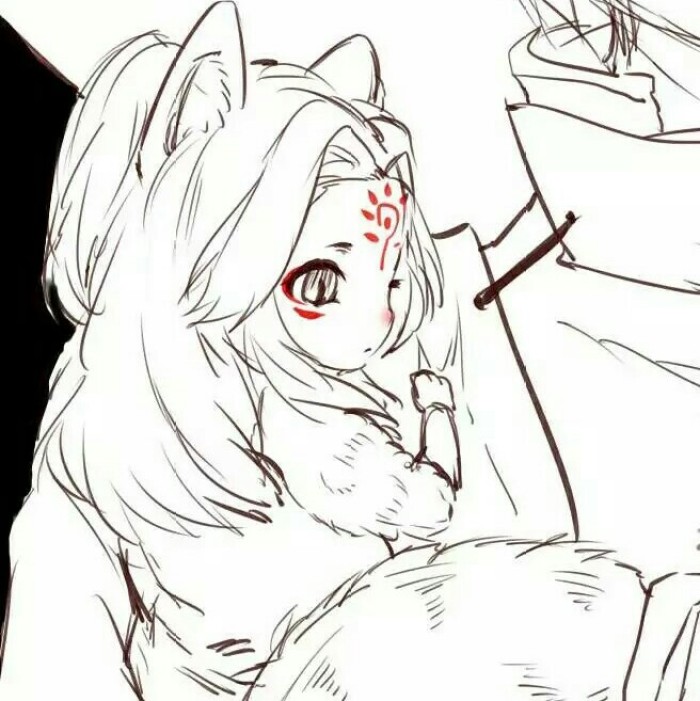 陰陽師大天狗和妖狐古風頭像，男生頭像帥氣