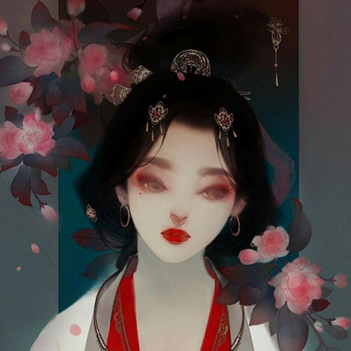 妖氣古風(fēng)女子頭像，唯美古典qq頭像