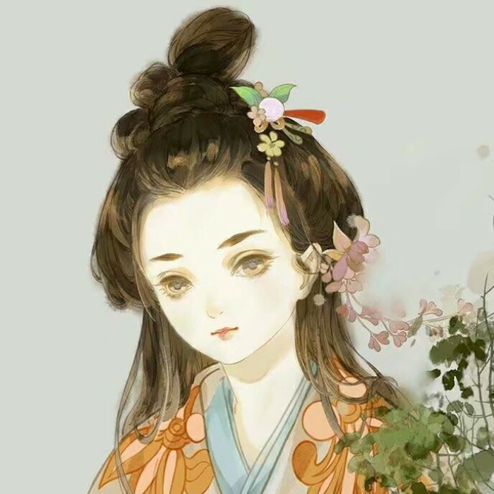 柔美淡雅女子古風(fēng)頭像，古典女子qq頭像