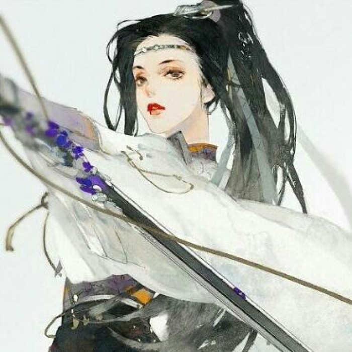 霸氣匠心啟航閱讀女子頭像，女生古風(fēng)頭像