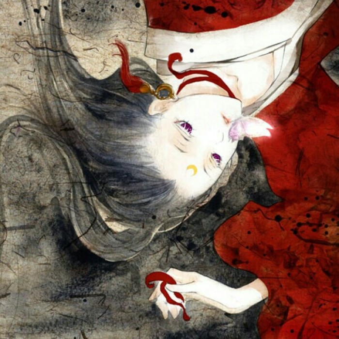 古典唯美女子頭像，水彩風(fēng)女生頭像