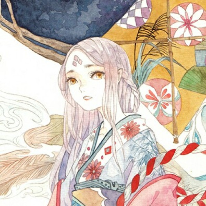 水墨風(fēng)古典女子頭像，古風(fēng)唯美頭像。