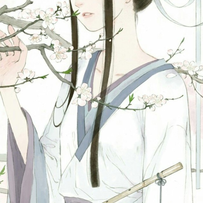 清雅風(fēng)格古典女生頭像，動(dòng)漫水彩古風(fēng)頭像