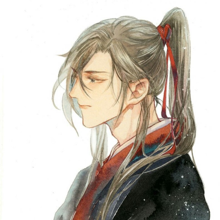 雅致男子古風(fēng)頭像，劍眉星目古典男生頭像