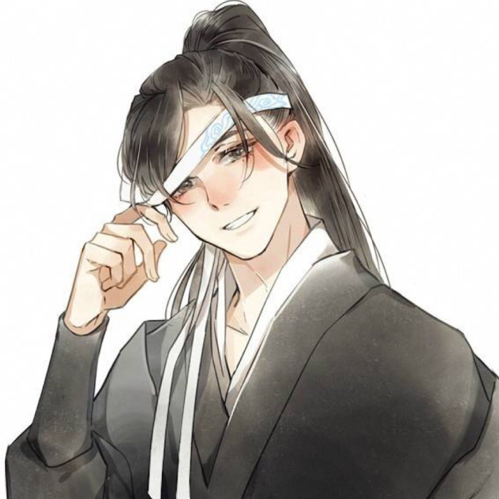 雅致男子古風(fēng)頭像，劍眉星目古典男生頭像