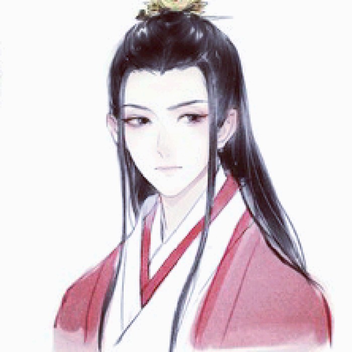 雅致男子古風(fēng)頭像，劍眉星目古典男生頭像