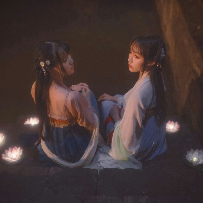 閨蜜古裝女子古風頭像，楚楚動人女生頭像