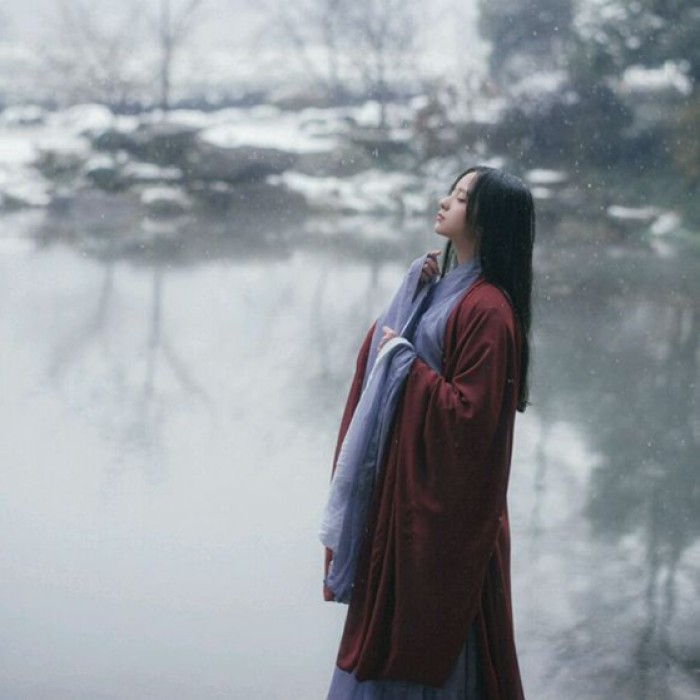 溫柔可人古風(fēng)漢服女子頭像，端莊秀麗女生頭像