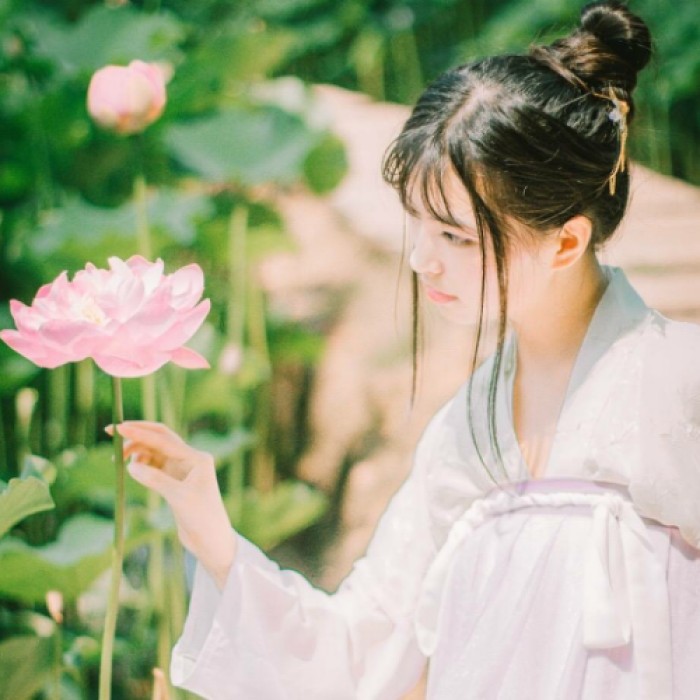 古裝水靈清秀女生頭像，唯美古風(fēng)頭像