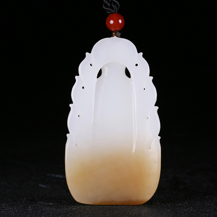 夫妻和田玉掛墜，玉佛觀音彌勒佛項(xiàng)鏈