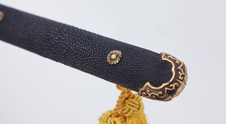 唐劍霜明燒刃長刀一體長劍，唐手工兵器刀劍