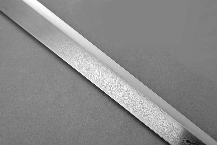 唐劍霜明燒刃長刀一體長劍，唐手工兵器刀劍