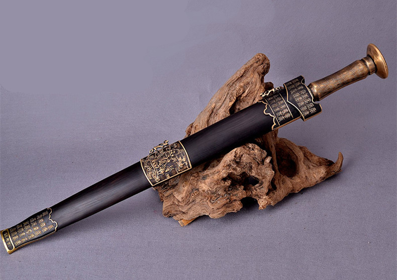 佰壽劍老人祝壽禮品，短劍手工藝術(shù)品