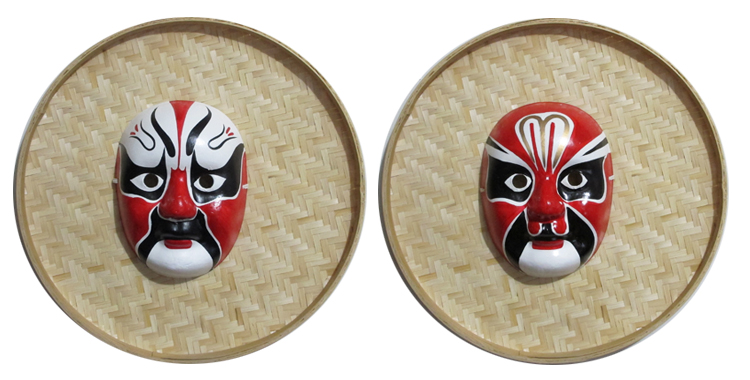 京劇川劇臉譜面具，匠心啟航閱讀民間手工裝飾品