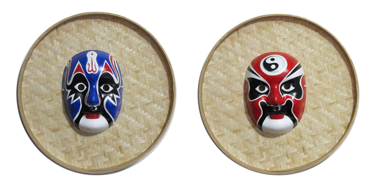 京劇川劇臉譜面具，匠心啟航閱讀民間手工裝飾品