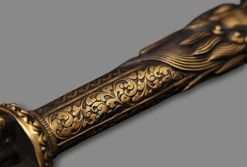 降魔刃藏傳佛教寶劍，短劍冷兵器一體劍