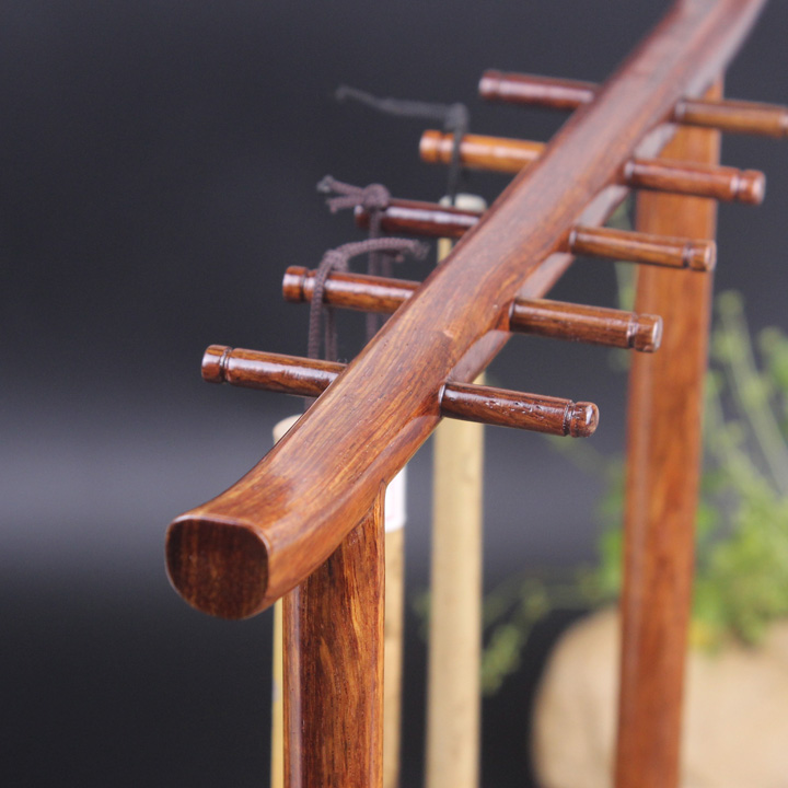 簡約花梨木筆掛筆架，實木書法用品