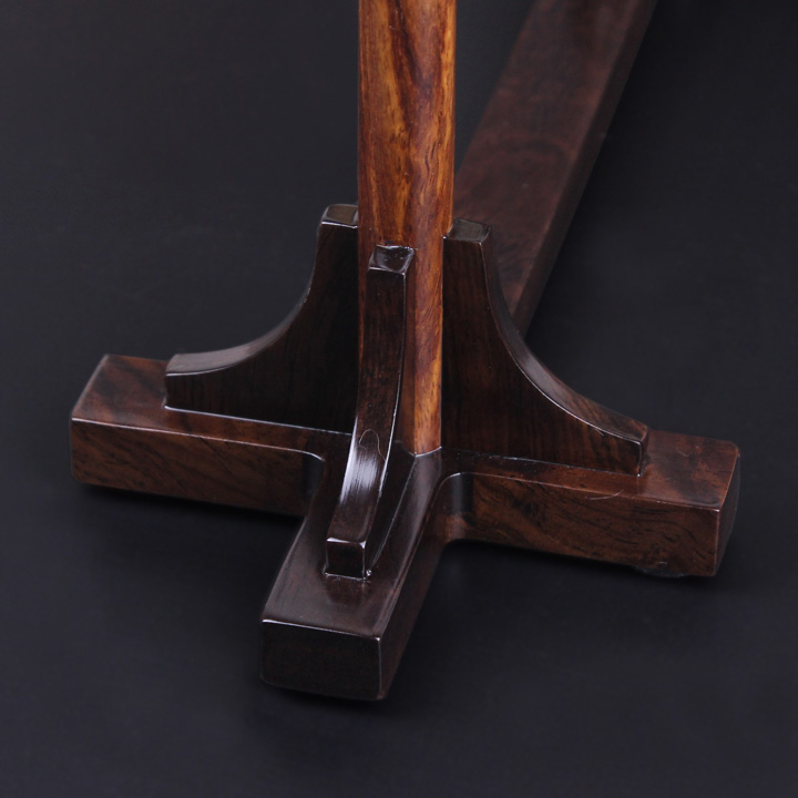 簡約花梨木筆掛筆架，實木書法用品