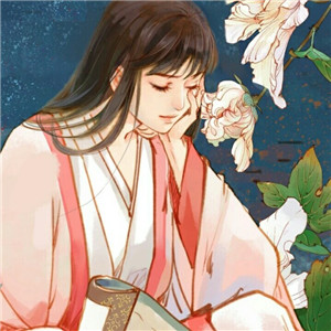 手繪風(fēng)格華貴古風(fēng)女子頭像，動(dòng)漫頭像女生頭像