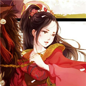 手繪風(fēng)格華貴古風(fēng)女子頭像，動(dòng)漫頭像女生頭像