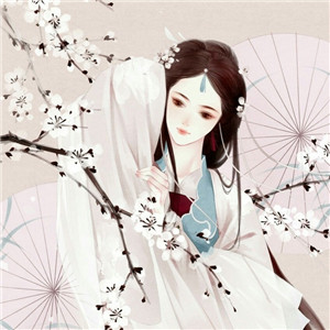 冬日飛雪女子古風頭像，好看的動漫頭像