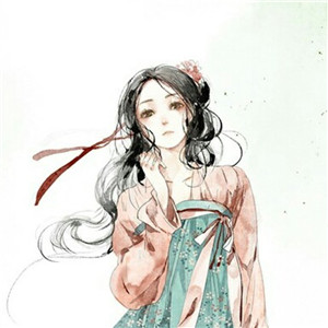 冬日飛雪女子古風頭像，好看的動漫頭像