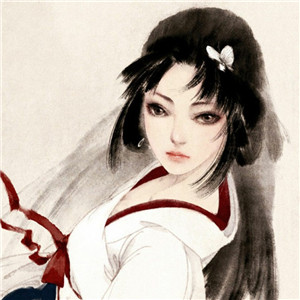 冬日飛雪女子古風頭像，好看的動漫頭像