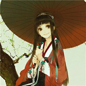 冬日飛雪女子古風頭像，好看的動漫頭像