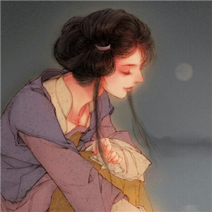 冬日飛雪女子古風頭像，好看的動漫頭像