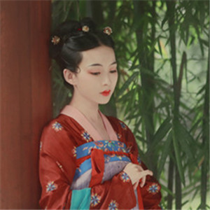 煙雨迷蒙古風(fēng)女子頭像，漢服真人頭像qq頭頭像