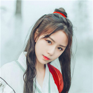 俠骨柔情女子古風頭像大全，紅衣似火灼人眼