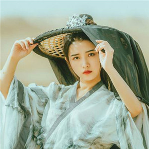 大漠孤煙古風(fēng)女子真人頭像，唯美女生qq頭像