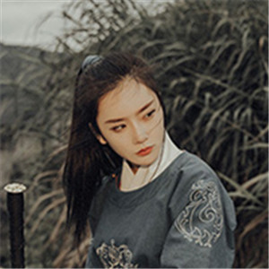 俠風滿溢古風真人頭像，英氣女生頭像