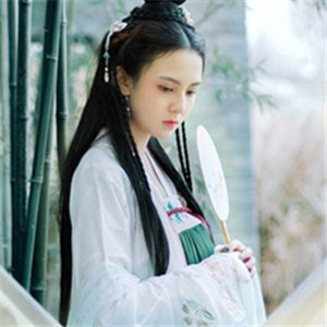 竹青風(fēng)悠女子清雅古風(fēng)頭像，唯美女生真人頭像