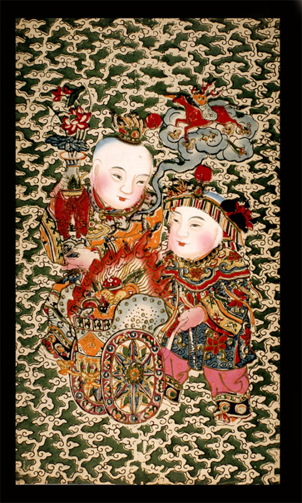 匠心啟航閱讀傳統(tǒng)精美色彩艷麗的年畫