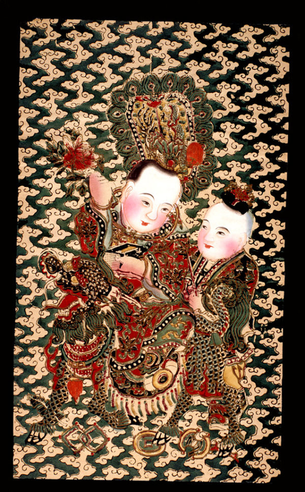 匠心啟航閱讀傳統(tǒng)精美色彩艷麗的年畫