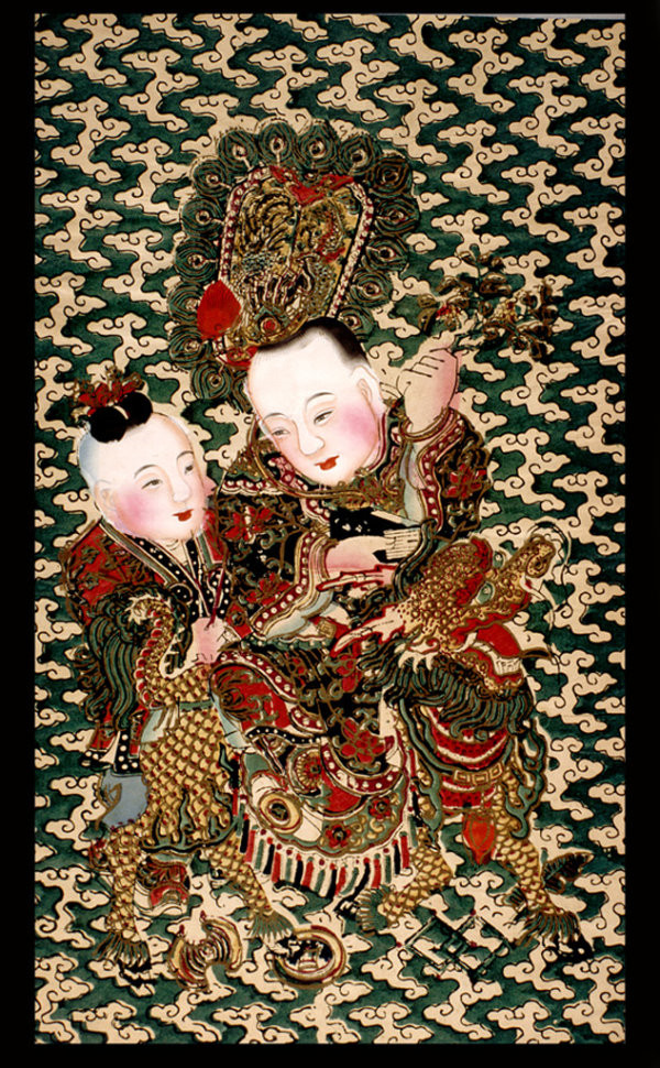 匠心啟航閱讀傳統(tǒng)精美色彩艷麗的年畫