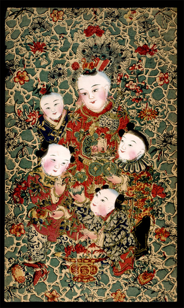 匠心啟航閱讀傳統(tǒng)精美色彩艷麗的年畫