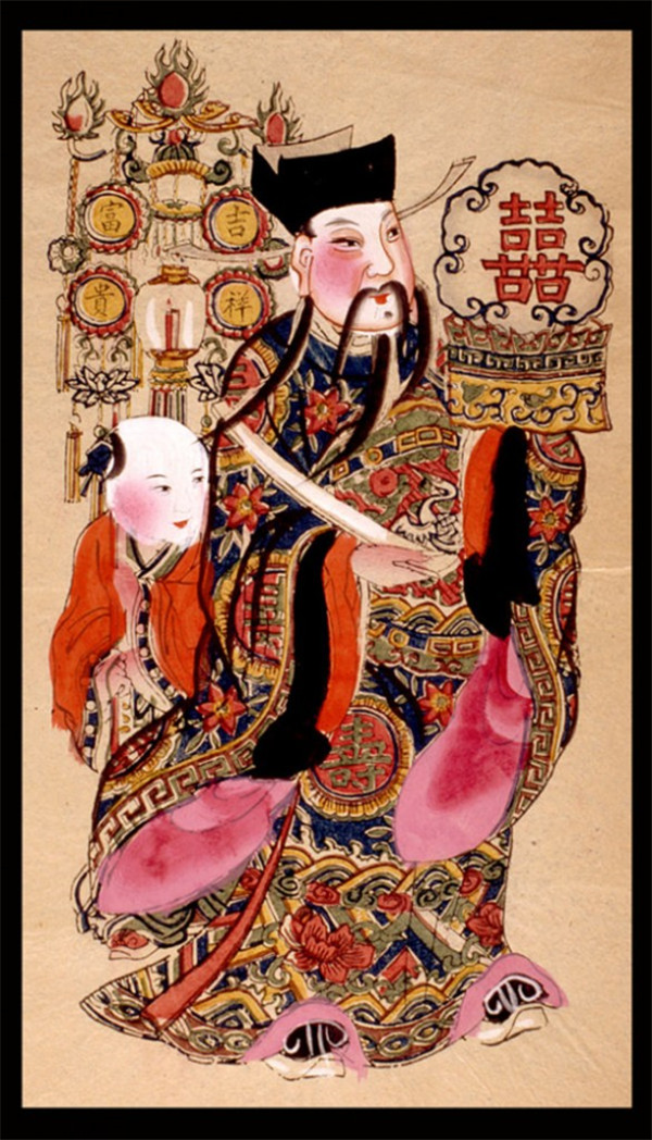 匠心啟航閱讀傳統(tǒng)精美色彩艷麗的年畫（二）