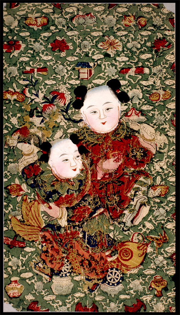 匠心啟航閱讀傳統(tǒng)精美色彩艷麗的年畫（二）