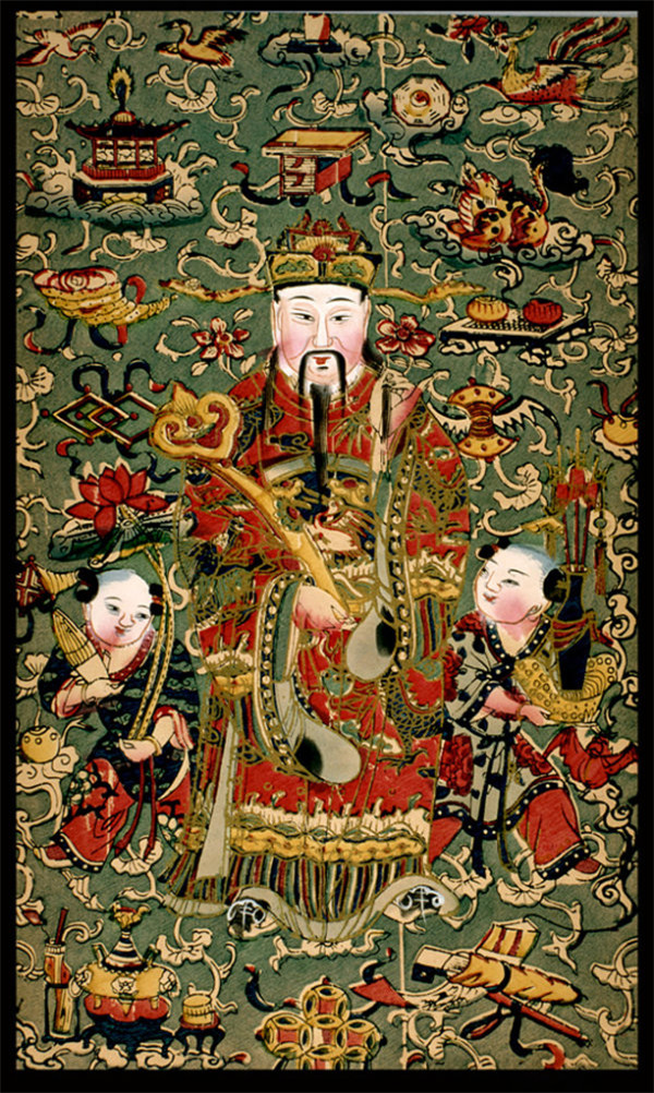 匠心啟航閱讀傳統(tǒng)精美色彩艷麗的年畫（二）