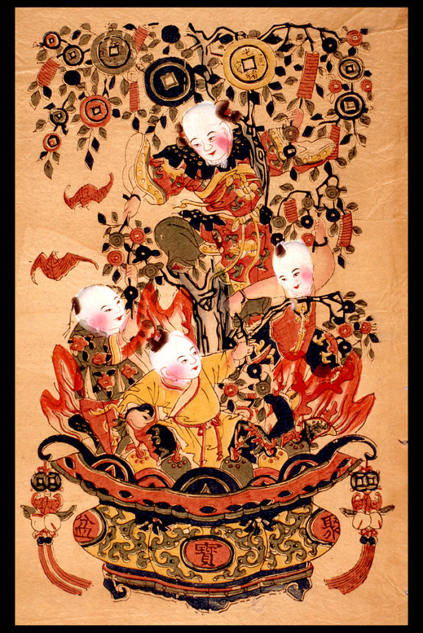 匠心啟航閱讀傳統(tǒng)精美色彩艷麗的年畫（三）