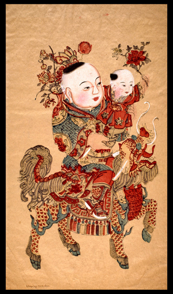 匠心啟航閱讀傳統(tǒng)精美色彩艷麗的年畫（三）