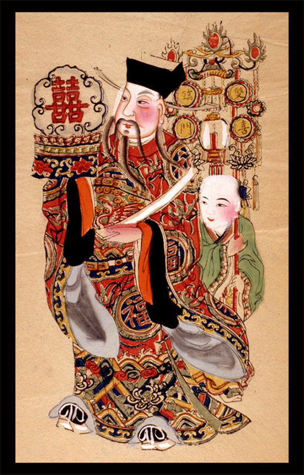 匠心啟航閱讀傳統(tǒng)精美色彩艷麗的年畫（三）