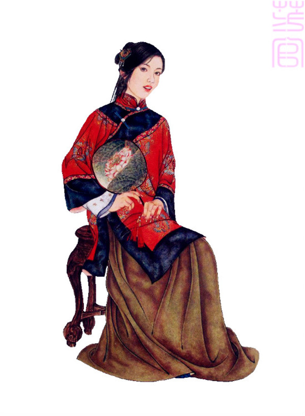 趙成偉《清裝紅樓人物譜》欣賞(一)