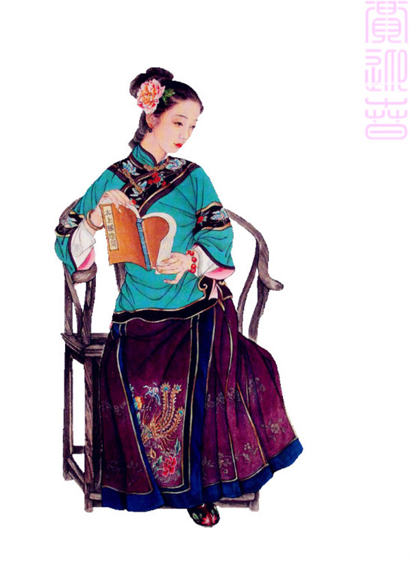 趙成偉《清裝紅樓人物譜》欣賞(一)