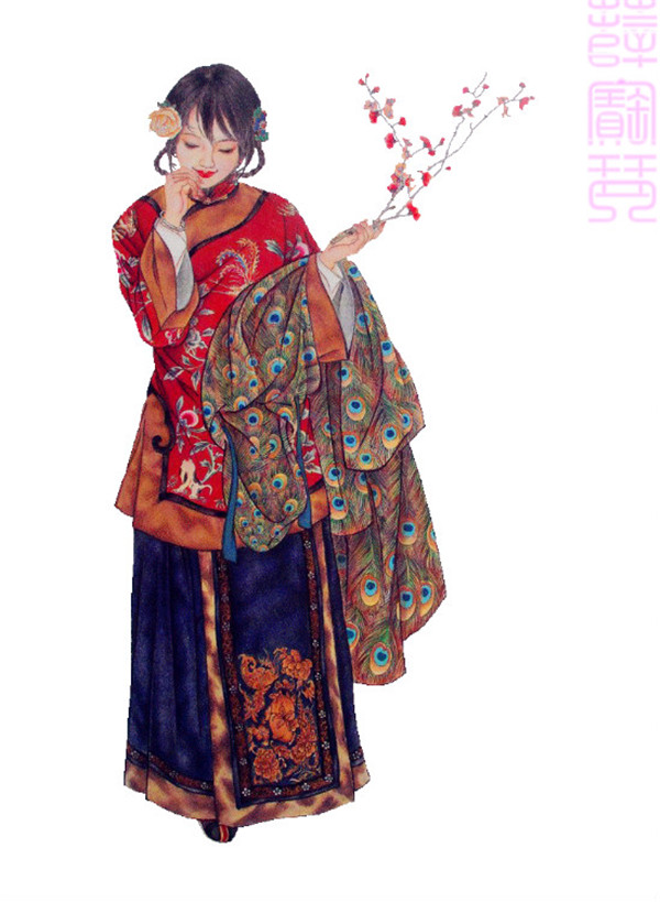 趙成偉《清裝紅樓人物譜》欣賞(一)