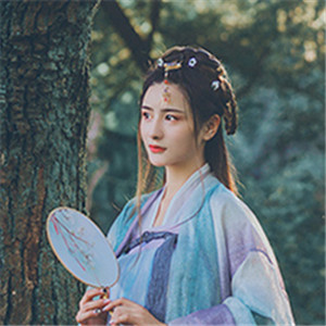 星輝光影漢服古風(fēng)女子頭像，妖媚女生頭像